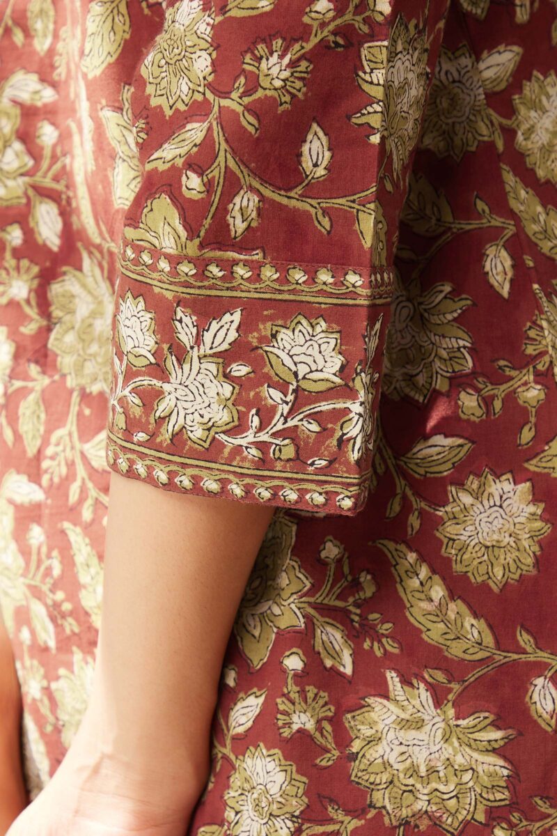 Sehra Zeenat Bagru Kurta - Image 4