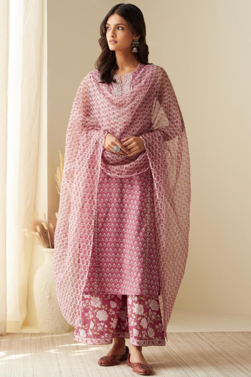 Rosheen Mahi Sanganeri Kurta - Image 5
