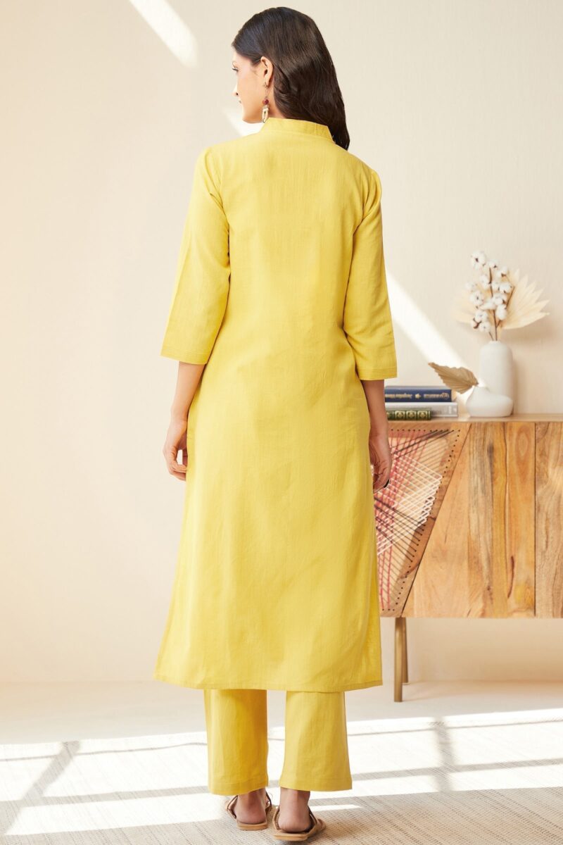 Roza Seher Daffodil Kurta - Image 6