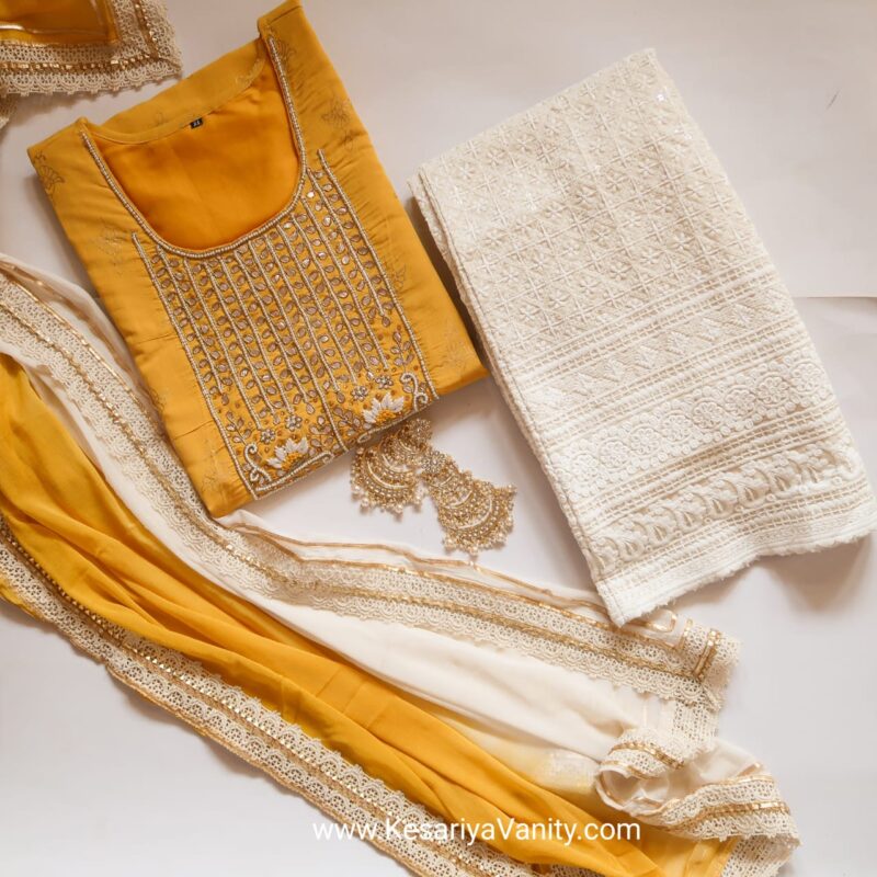Haldi Ready Suit Set (3 Piece) - Image 2